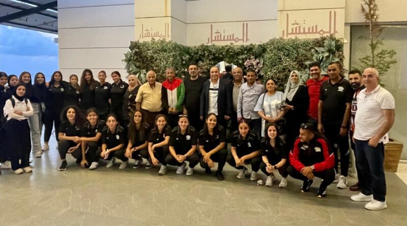 البقاعي وأعضاء الاتحاد الفلسطيني لكرة القدم الشتات ومنتخب السيدات يلتقون السفير دبور