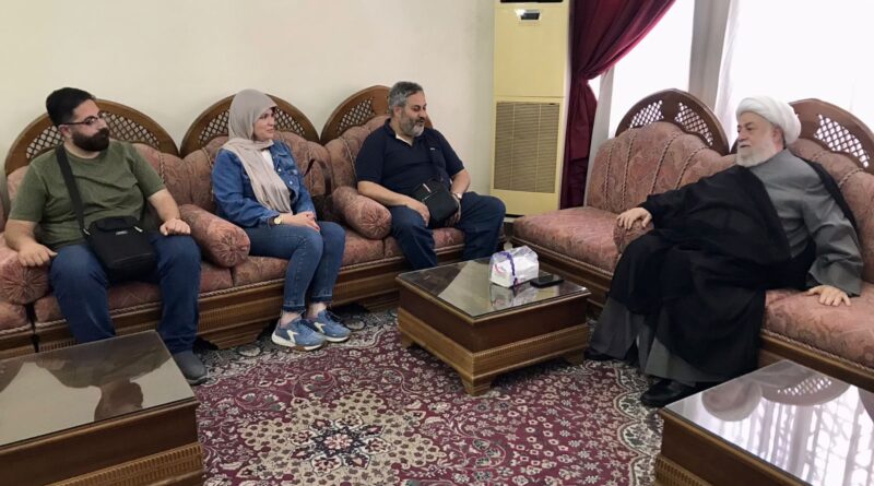 المفتي عسيران يستقبل المهندسة آية البلولي