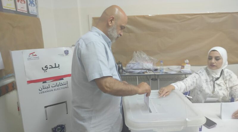 حمود مقترعا: صيدا بتستاهل التنافس بين أبنائها لمصلحة المدينة