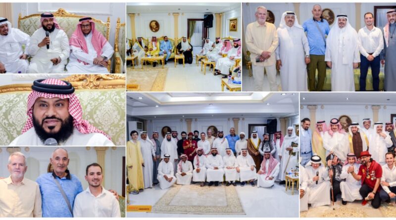 مبارك بن دهيكل وأحمد الزبيدي يكرمان الحجاج الأسبان
